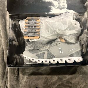 Women’s On Running Cloud , slate/grey; no lace. NIB